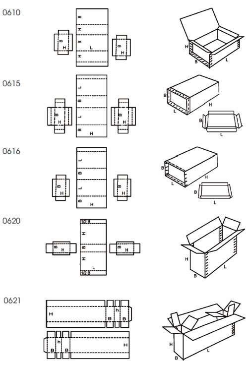 Kartonininė dėžė FEFCO  0601